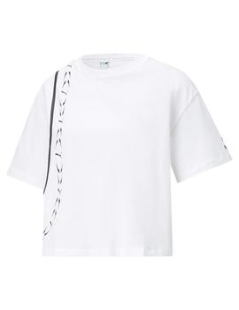 Camiseta Puma Elevate Mujer Blanco
