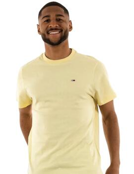 Camiseta Tommy Hilfiger Slim Jersey Amarillo