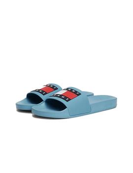 Chanclas Tommy Jeans Pool ESS Hombre Azul