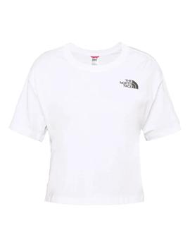 Camiseta The North Face Cropped Simple Dome Mujer Blanco