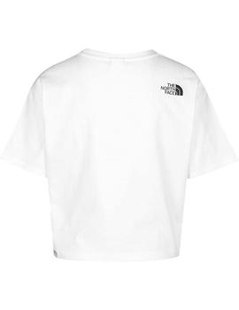 Camiseta The North Face Cropped Simple Dome Mujer Blanco