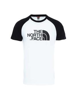 Camiseta The North Face Raglan Easy Hombre Blanco