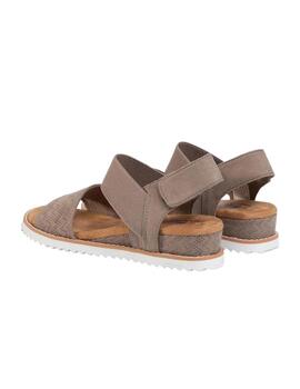 Sandalias Skechers Desert Kiss Mujer Marrón