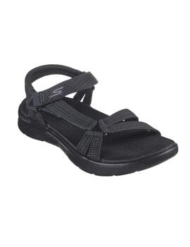 Sandalias Skechers Go Walk Flex Mujer Negro