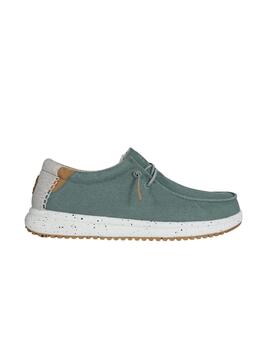 Zapatillas Pitas Nias Hombre Verde