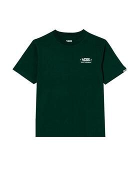 Camiseta Vans Essential-B Forest Junior Verde