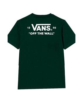 Camiseta Vans Essential-B Forest Junior Verde