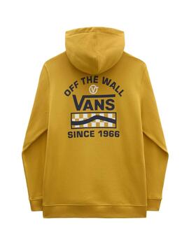 Sudadera Capucha Vans Major Sidestripe Junior Amarillo