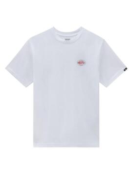 Camiseta Vans Wayrace Junior Blanco