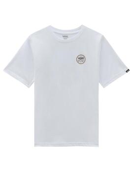 Camiseta  Vans Lockit-B Junior Blanco
