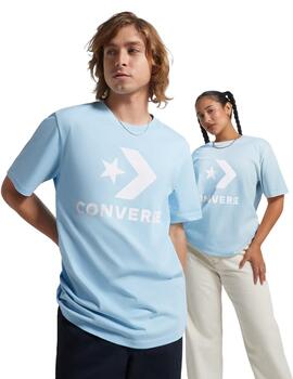 Camiseta Converse Star Chevron True Sky Unisex Azul