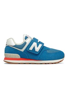 Zapatillas New Balance 574 Velcro Junior Azul