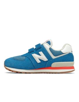 Zapatillas New Balance 574 Velcro Junior Azul