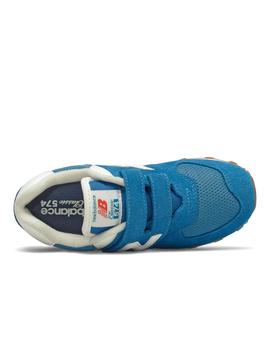 Zapatillas New Balance 574 Velcro Junior Azul
