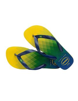 Chanclas Havaianas Brasil Fresh Marine Hombre Azul