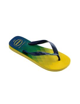 Chanclas Havaianas Brasil Fresh Marine Hombre Azul