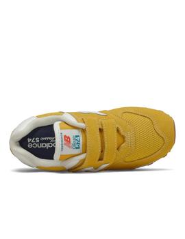 Zapatillas New Balance 574 Velcro Junior Amarillo