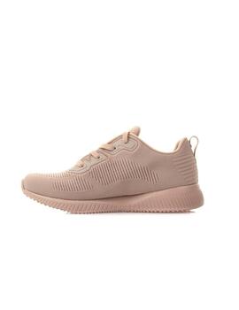 Zapatillas Skechers Bobs Squad Mujer Rosa