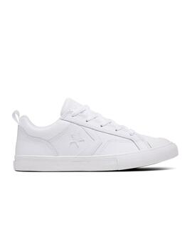 Zapatillas Converse Pro Blaze Strap OX Jr Blanco