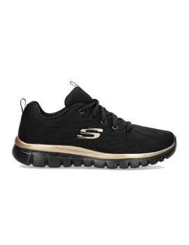 Zapatillas Skechers Graceful Mujer Negro