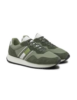 Zapatillas Tommy Moder Runner Hombre Verde