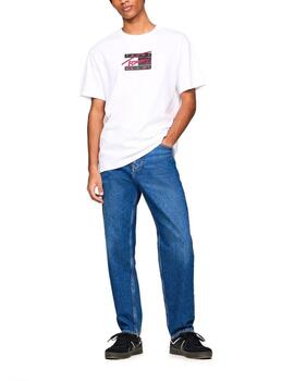 Tjm Reg Street Flag Tee Hombre Blanco