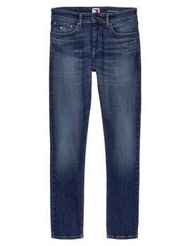 Pantalón Tommy Scanton Slim Hombre Denim Dark