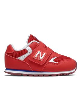 Zapatillas New Balance 393 Velcro Junior Rojo