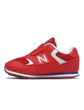 Zapatillas New Balance 393 Velcro Junior Rojo