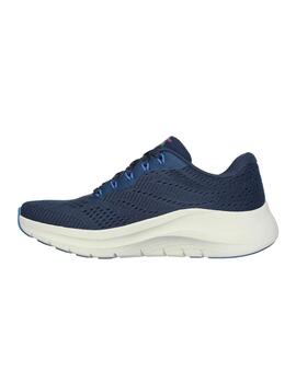 Zapatillas Skechers Arch Fit 2.0-Big League Mujer Azul