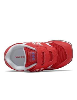 Zapatillas New Balance 393 Velcro Junior Rojo