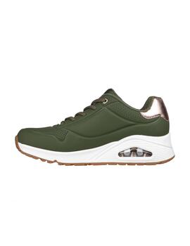 Zapatillas Skechers Uno-Shimmer Away Mujer Verde