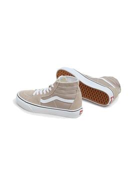 Zapatillas Vans Sk8-Hi Tapered Mujer Beige