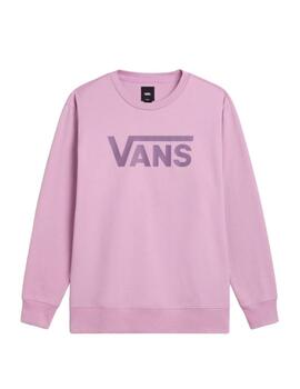 Sudadera Vans Drop V Logo Mujer Lila