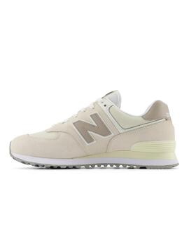 Zapatilla New Balance 574 Mujer Beige