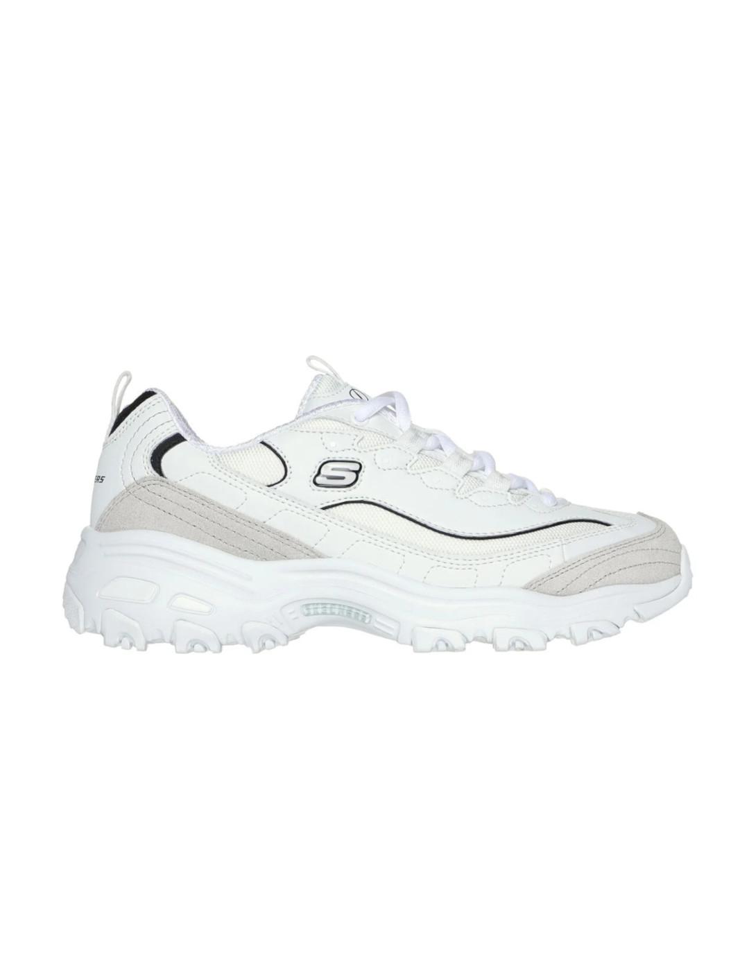 Zapatillas Skechers D Lites New Heat Mujer Blanco