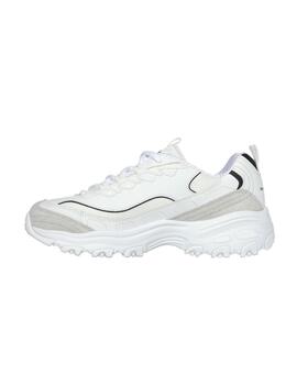 Zapatillas Skechers D´Lites New Heat Mujer Blanco