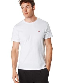 Camiseta Levis Logo Pequeño Hombre Blanco