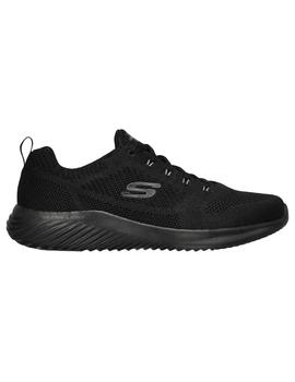 Zapatillas Skechers Bounder Rinstet Hombre Negro