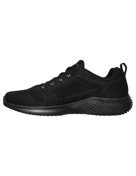 Zapatillas Skechers Bounder Rinstet Hombre Negro