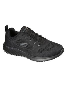 Zapatillas Skechers Bounder Rinstet Hombre Negro