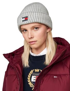 Gorro Tommy Tjw Heritage Unisex Gris