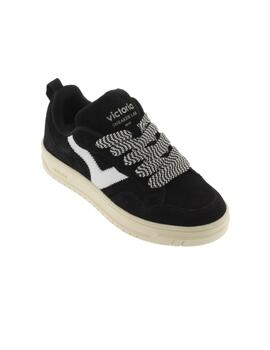 Zapatilla Victoria Serraje Oversize Mujer Negro