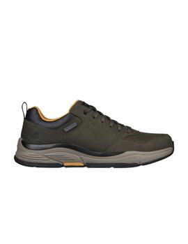 Zapatillas Skechers Relaxed Fit Benago Hombre Verde