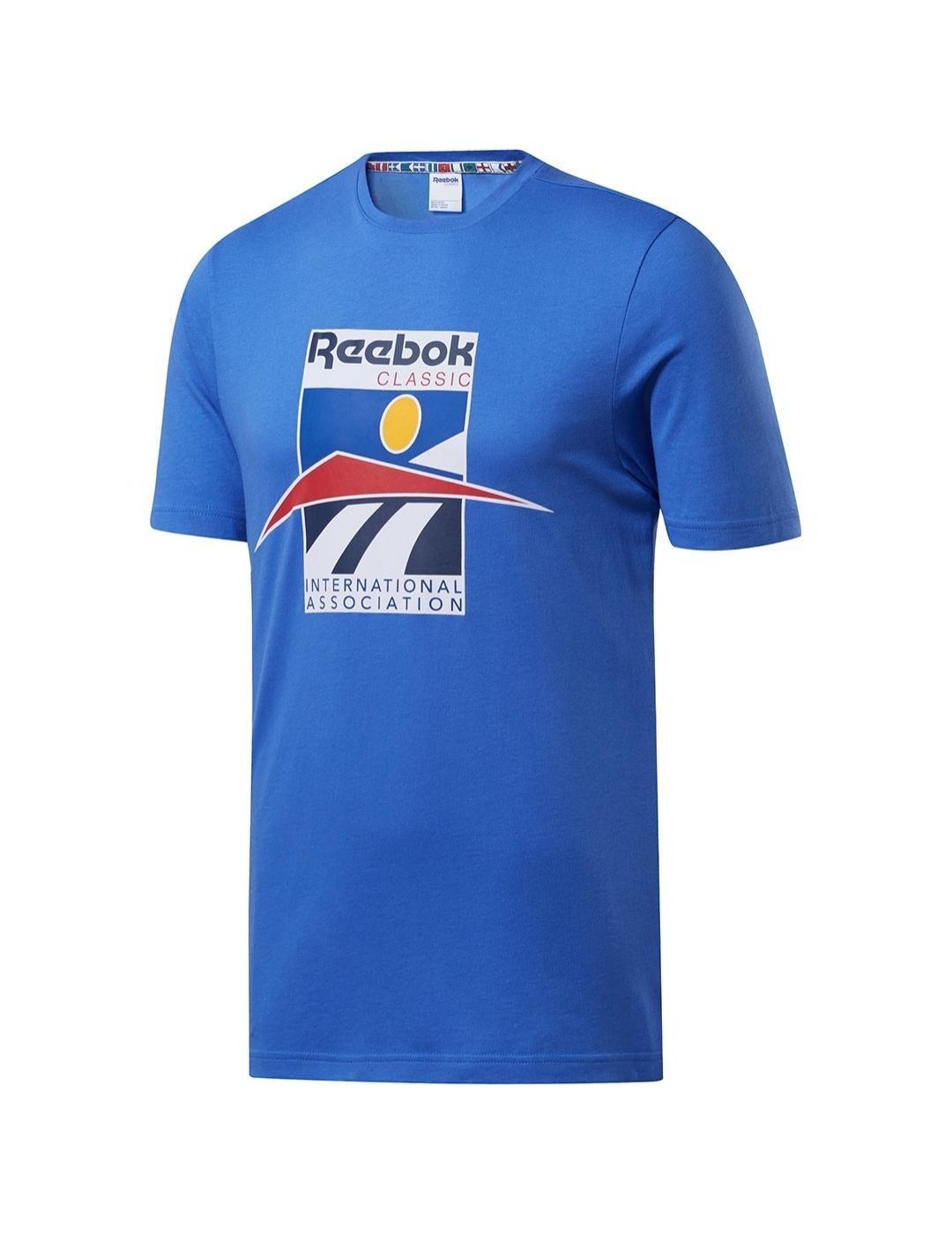 Camiseta Reebok Classics International Azul