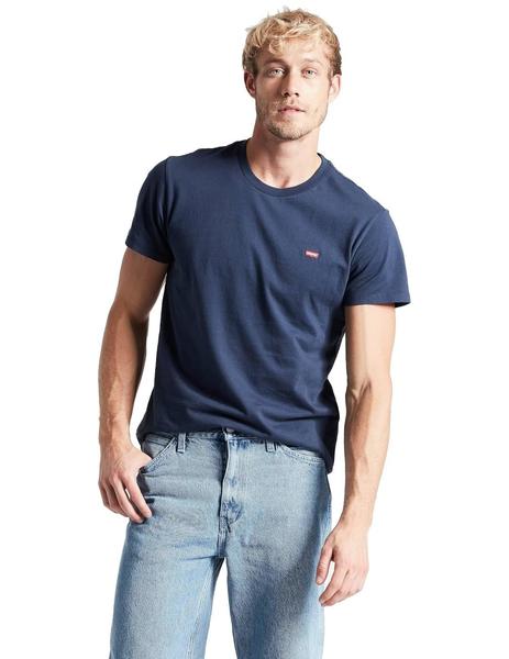 Camiseta Levis Logo Hombre Azul