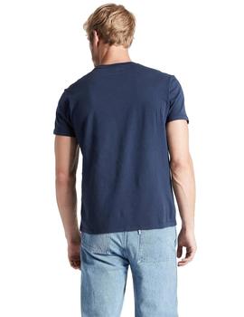 Camiseta Levis Logo Pequeño Hombre Azul