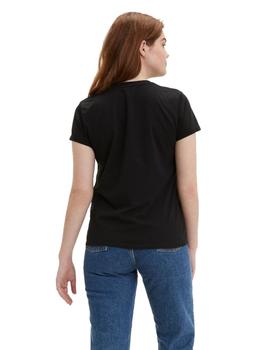 Camiseta Levis Logo Pequeño Mujer Negro