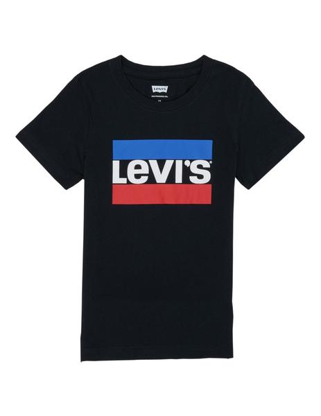 diámetro Extraer patrocinado Camiseta Levis Junior Negra