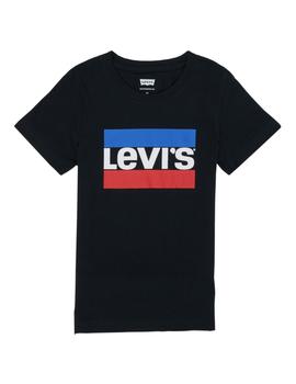 Camiseta Levis Junior Negra